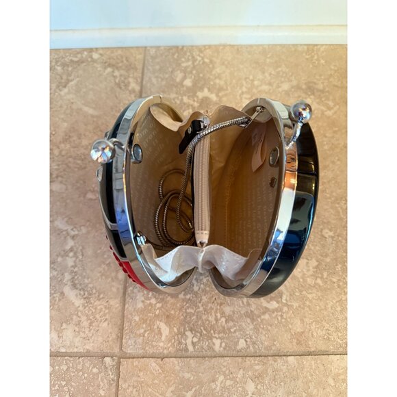 Kate Spade Rhinestone Ladybug Crossbody Bag Red & Black Rare Novelty Purse With - Picture 5 of 5